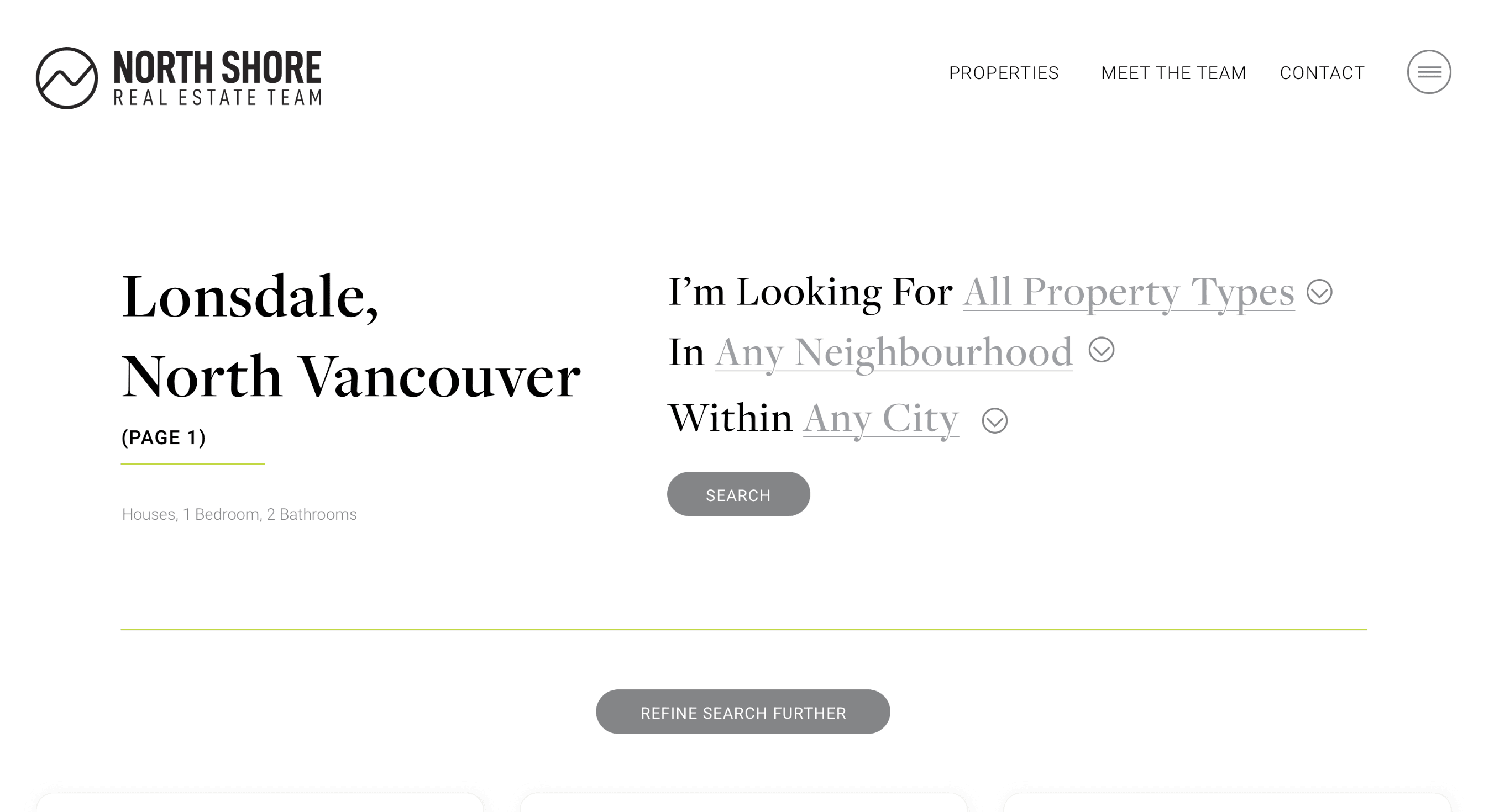 North Shore Real Estate Team screenshot